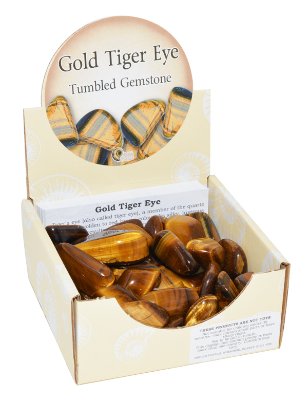 Gold Tiger Eye Tumble Stones